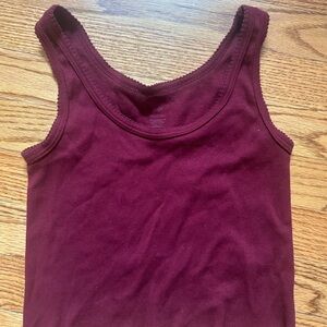 Maroon Brandy Melville tank top